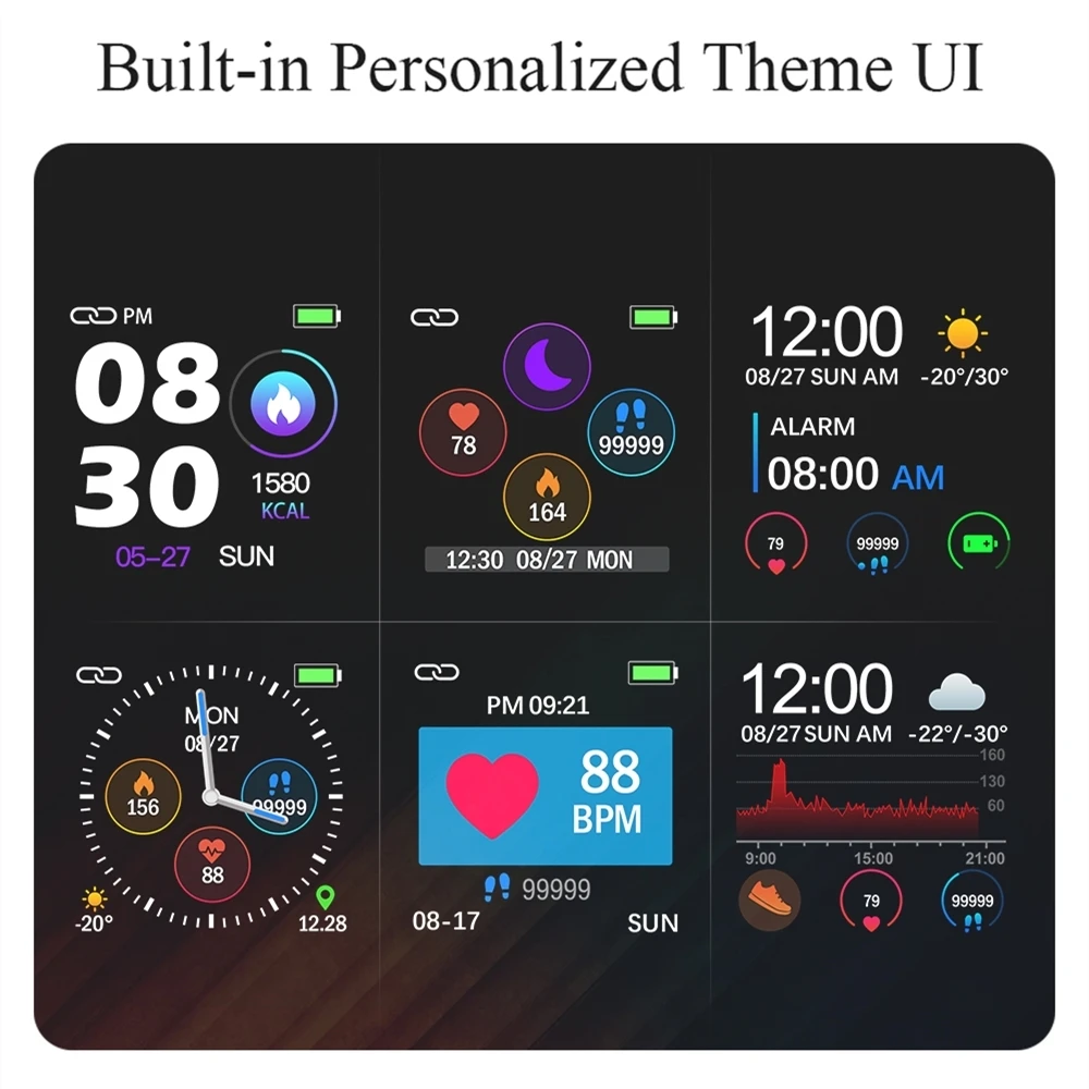 Nennbo NS5 Smartwatch IOS Android Smart Fitness bracelet IP67 Waterproof Heart rate monitor Bluetooth4.0 Phone Blood Pressure