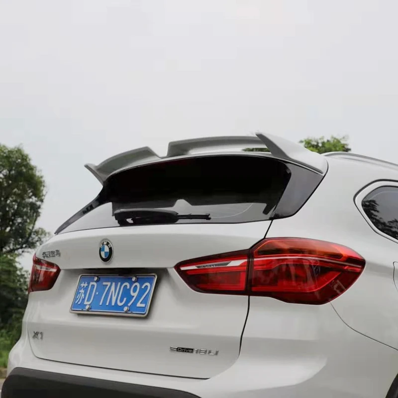 Для BMW X1 2016 2017 2018 Задний Спойлер ABS Материал задний багажник на крыше спойлер для