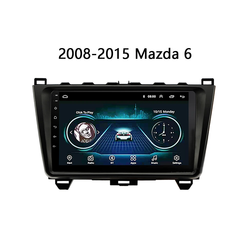 Автомагнитола для Mazda 6 2 3 GH DVD плеер 2007 2012 мультимедийная система поддержка Carplay SWC