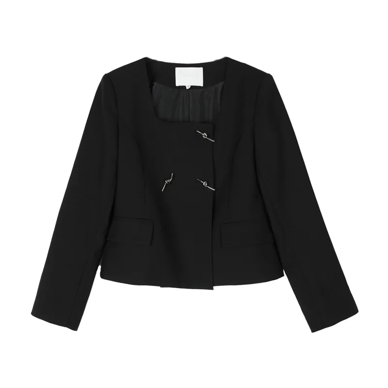 

Fashion Dream DT Edition Square Collar Short Suit Jacket 2020 New Style Women's Autumn Non-mainstream Design Suit
