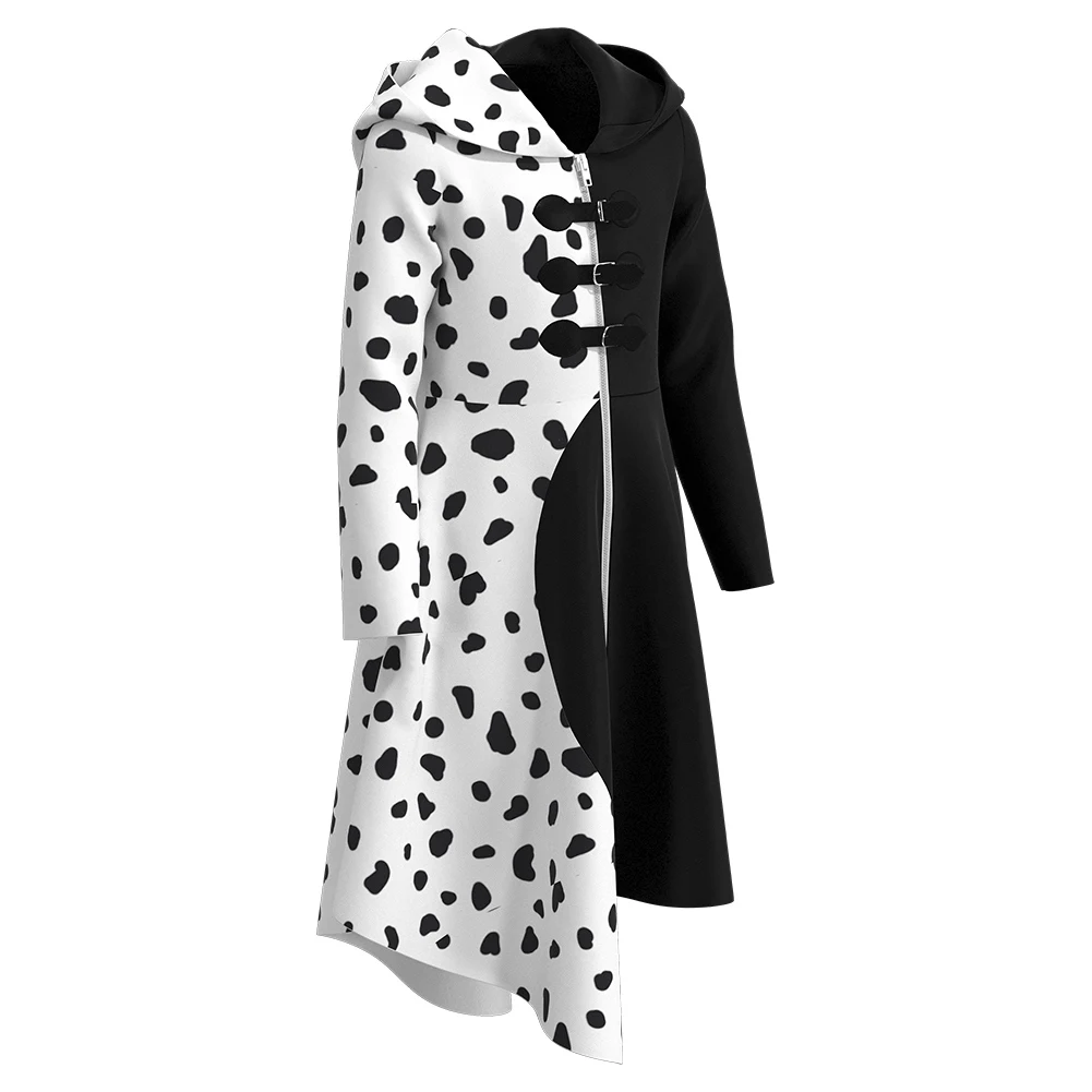 

(В наличии) Детские костюмы для косплея Cruella, костюмы для Хэллоуина, карнавала