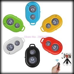 by DHL or EMS 500pcs Bluetooth wireless remote shutter release for Iphone IOS Android wireless phone camera self timer