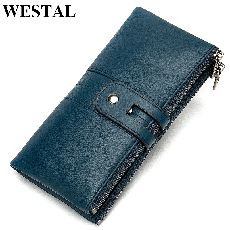WESTAL women's wallet genuine leather purse/wallet for women/lady fashion woman's clutch bag women's purse long card holder 8560 WESTAL women's wallet genuine leather purse/wallet for women/lady fashion woman's clutch bag women's purse long card holder 8560