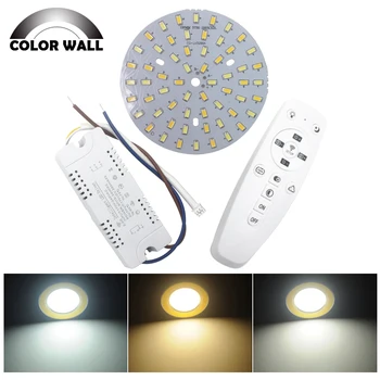 

1 set LED 5730SMD bulb light intelligent WIFI mobile phone connect three-color change lighting replace bedroom bedside spotlight