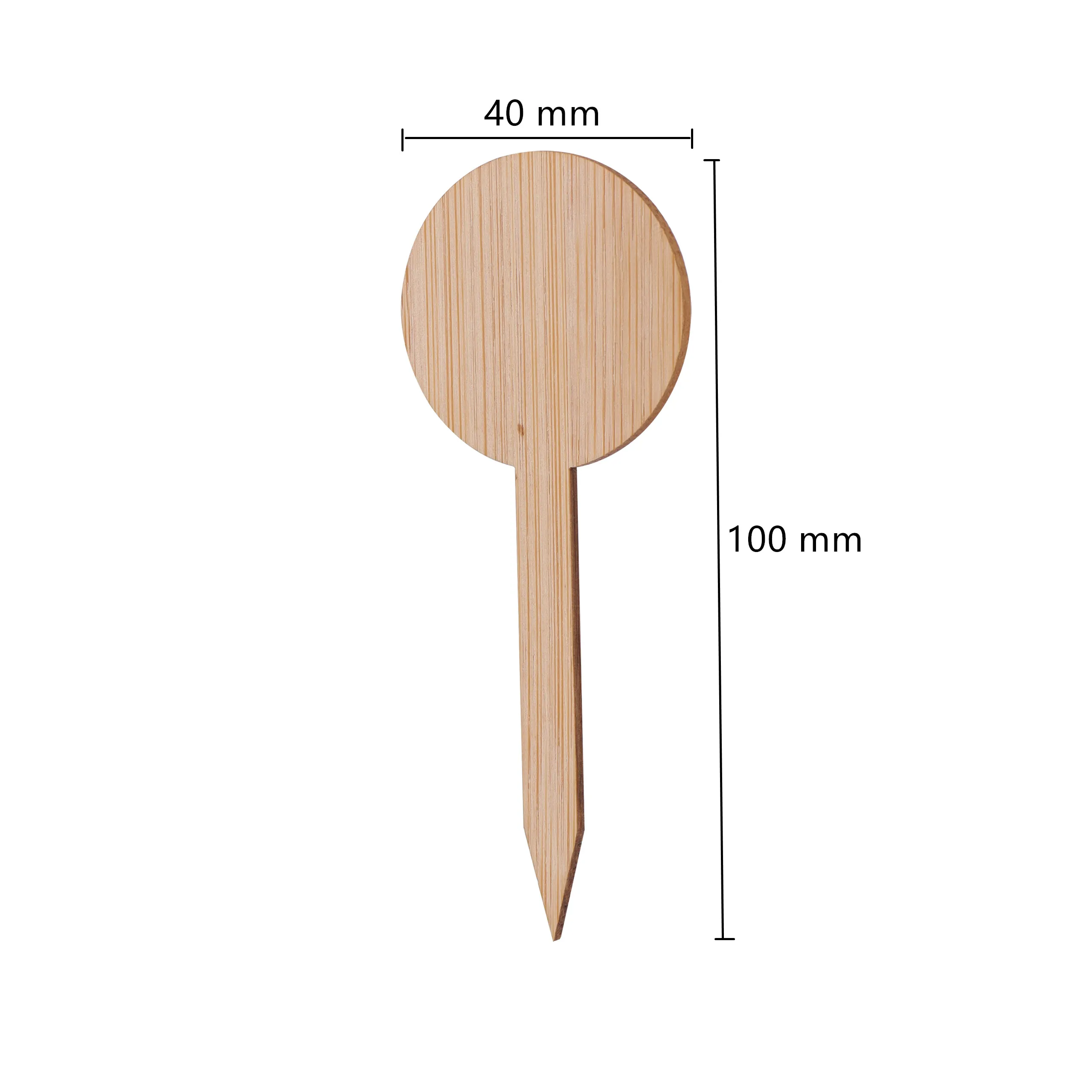 2Pcs DIY Bamboo Wood Sign Tags Garden Markers T-Shape Plant Labels Nursery Pots Seeding Tools Gardening Bonsai Ornament Supply hanging plant holders Flower Pots & Planters