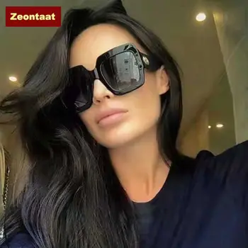 

Vintage Black Ovesized Sunglasses Women Shades Luxury Brand Square Sun Glasses for Men Big Frame Eyewear