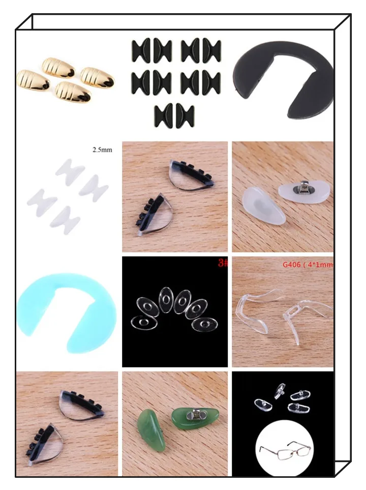Multi Style Eyeglasses Anti-Slip Nose Pad For Glasses Comfortable Sunglass Non-slip Stick On Pad Useful Hot Sale