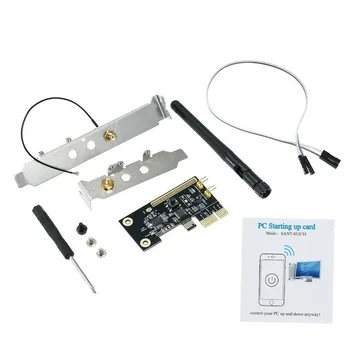 

eWeLink WiFi Smart Switch Module Mini PCI-e Desktop PC Remote Control WiFi Switch Card APP Control Turn On/OFF Alexa Google home