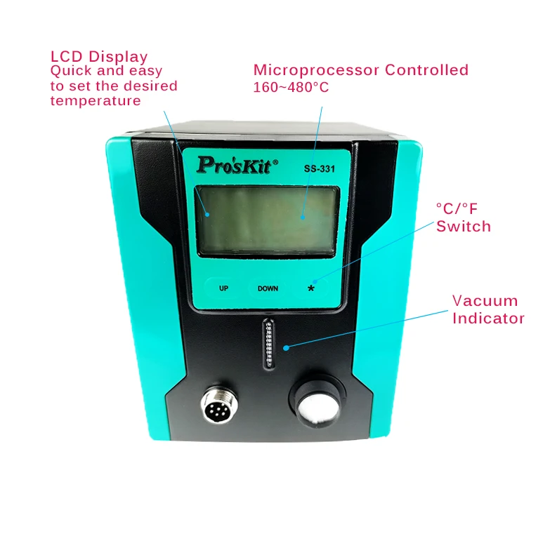 lowes welding helmet ESD LCD Digital Electric Desoldering Pump SS-331 SS-331H BGA Tin Suction Pump Electric Absorb Sleeping Function 160 - 480℃ stick welding stinger