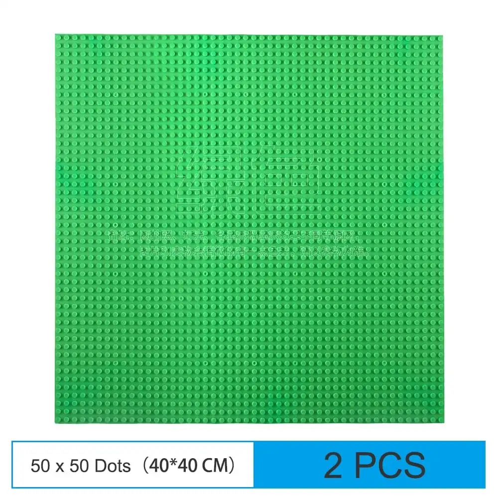 2PCS Green 32*32 красочные опорные пластины Мини фигурки Дисплей Стенд стены DIY MOC базовые пластины набор аксессуаров строительные блоки игрушки подарки для детей - Цвет: 2PCS Green