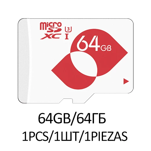 Mengmi карта памяти microSD 32 Гб C10 micro SD карта 16 Гб/64 Гб/128 ГБ/256 ГБ высокая скорость tf карта для Android камера планшета - Емкость: U3 64GB