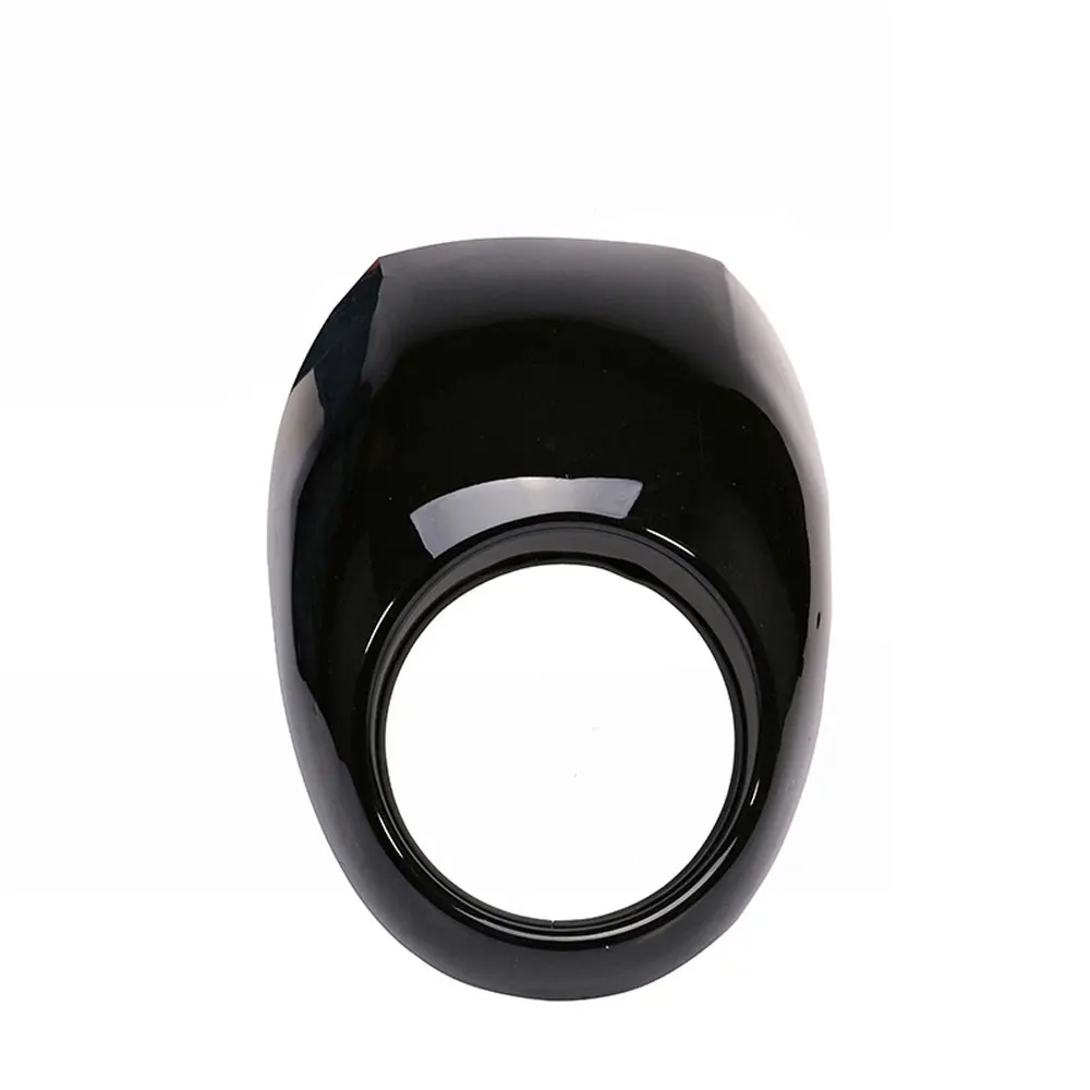 High Quality Motorcycle Black Headlight Fairing For Harley 883 XL 1200 Front Fork Mount Dyna Sportster XLCH