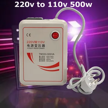 

Step Down Voltage Converter Transformer Adapter 220V To 110V 500W Voltage Converter 50-60Hz Iron Device