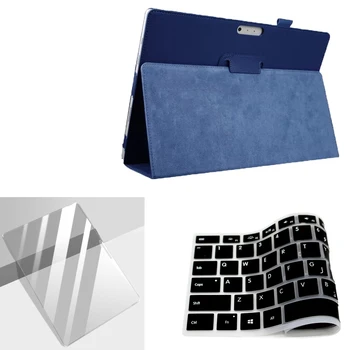 

Hot Hard New PU Leather Smart Magnetic Fold Shell Stand Cover Case For Microsoft Surface Pro 4 5 6 With Tablet Screen Protector
