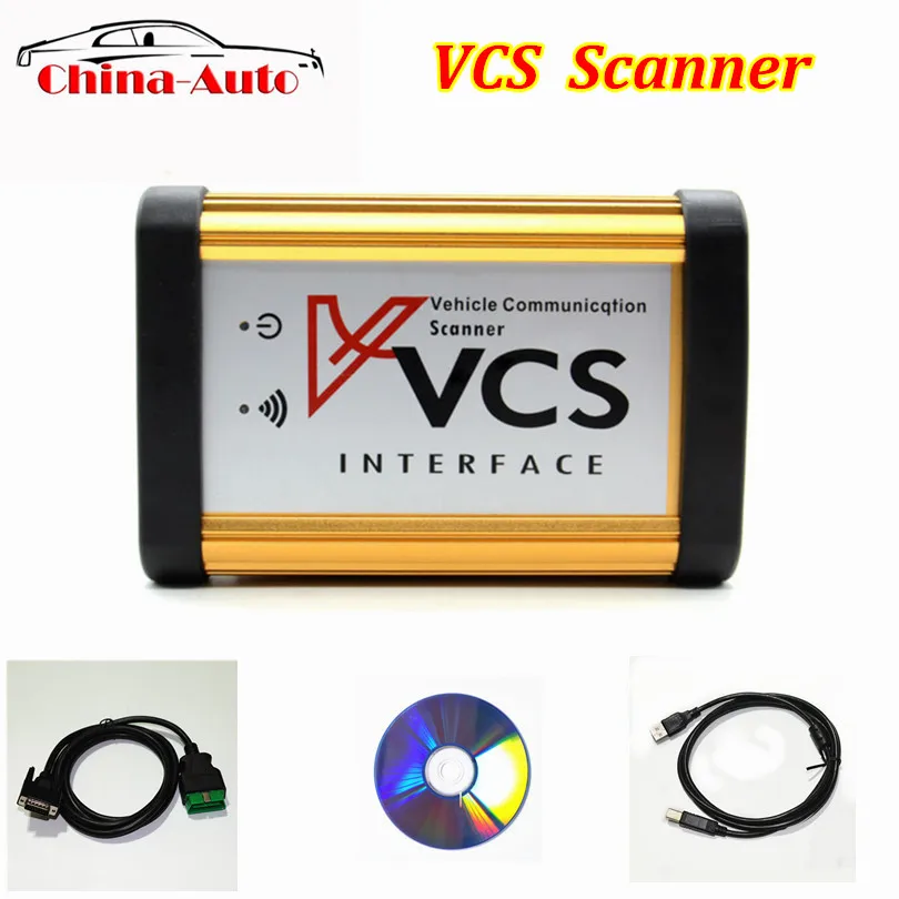 Best Choose VCS Vehicle Bluetooth Communication Interface Scanner Car Diagnostic Tool Support Englsih/Russian/Spanish/French