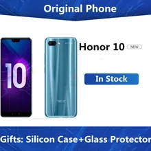 Новое поступление, Honor 10, 5,84 дюймов, 2280x1080 p, Honor 10 экран, мобильный телефон, четыре ядра, face ID, NFC, android 8,1, батарея 3400 мАч