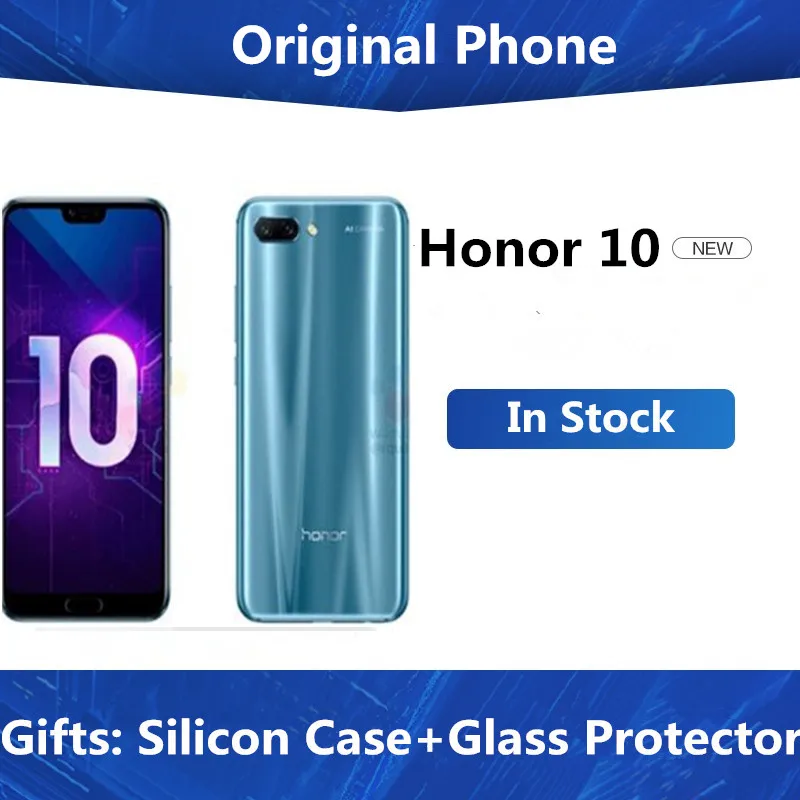 Мобильный телефон Honor 10 экран 5 84 дюйма 2280x1080p Восьмиядерный распознавание лица NFC