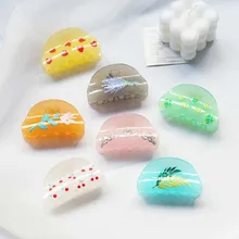 

Korean Hair Claw Crab Clips Large Size Hair Claws Elegant Jelly Color Hairpins Barrette Headwear for Women Girl Hair Accessories