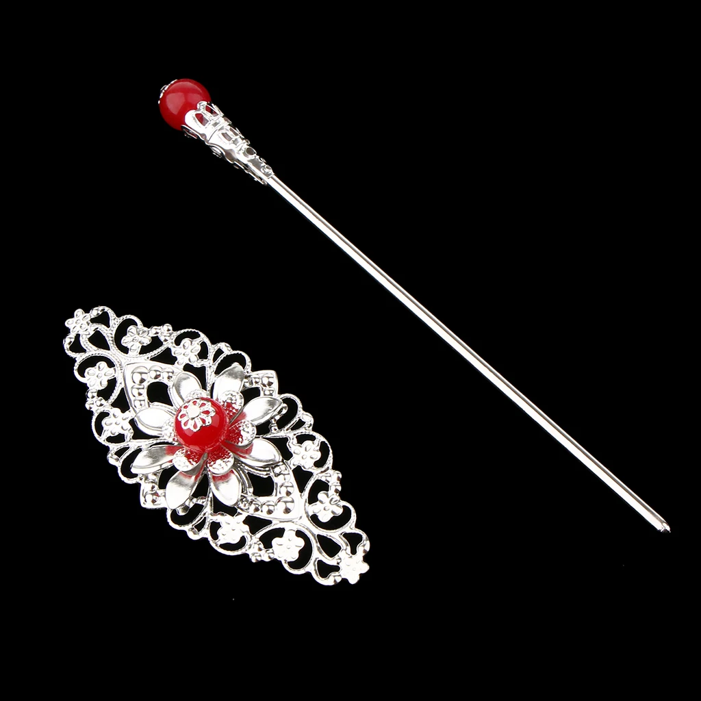 Traditional Chinese Hairpin Rhinestone Antique Hair Sticks Hair Chopsticks Hair Styling Tools Women Headwear