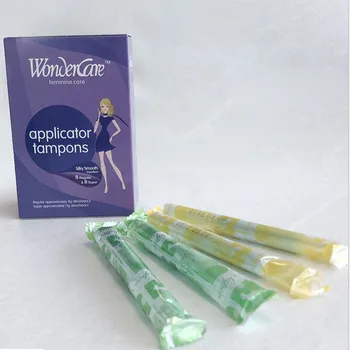 

Menstrual Period Swimming Tampons Ordinary 16 Large Mixed Tube Catheter Tampons 100% Certified Organic Cotton Hypoallergenic