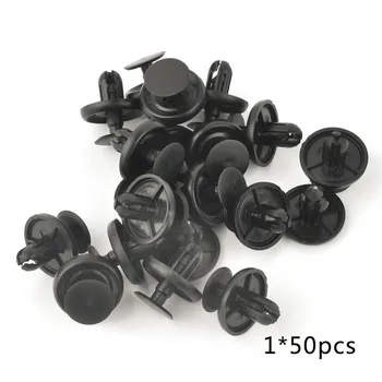 

50pcs 12315 7mm Plastic Car Interior Trim Card Panel Fixed Clamp Vehicle Door Bumper Fastener Buckle for TOYOTA Camry Crown