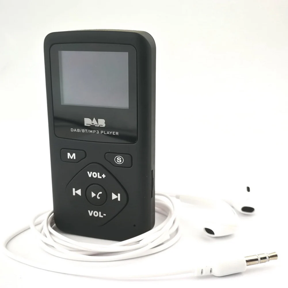 DAB P7 карман поддерживает tf карту цифровой радио mp3 плеер мини FM станция ЖК дисплей