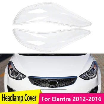 

Car Front Headlight Lens Cover Replacement Headlight Head Light Lamp Shell Cover for Hyundai Elantra 2012-2016