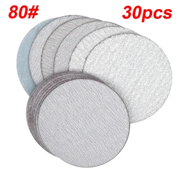 

30pcs Sanding Discs Sandpapers Flocking Wood Polishing Loop Hoop Sander Parts