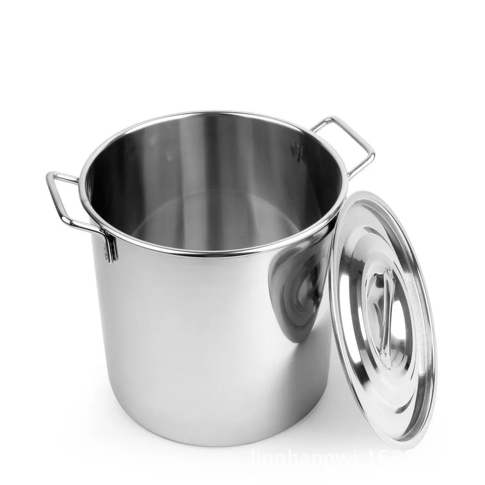 

East Heng Stainless Steel Super Heavy Stew Pot Canteen Only Thick Soup Bucket Pot Multi-Water Barrel Rice Bucket