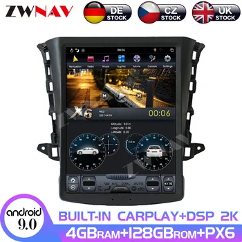 

Android 9 4+128GB IPS Screen PX6 DSP Car Tesla For For Changan EADO 2016 2017 2018 2019 DVD GPS Multimedia Player Radio Audio
