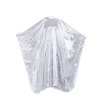 

1pc Large Hairdressing Cape Water-proof Hair Perming and Dying Cape Peacock Cape Non-stick Hair Cloth for Barber Shop Home (Whit