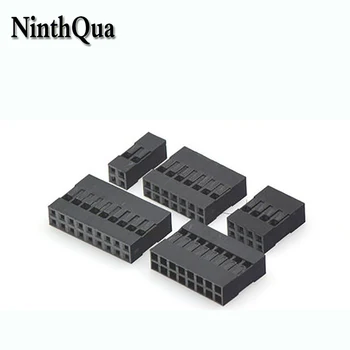 

2.54mm Dupont Connector 2.54 mm Double Row Plastic Shell Plug 2P 4P 6P 8P 10P 12P 14P 16P 18P 20P 26P 30P 32P 40P