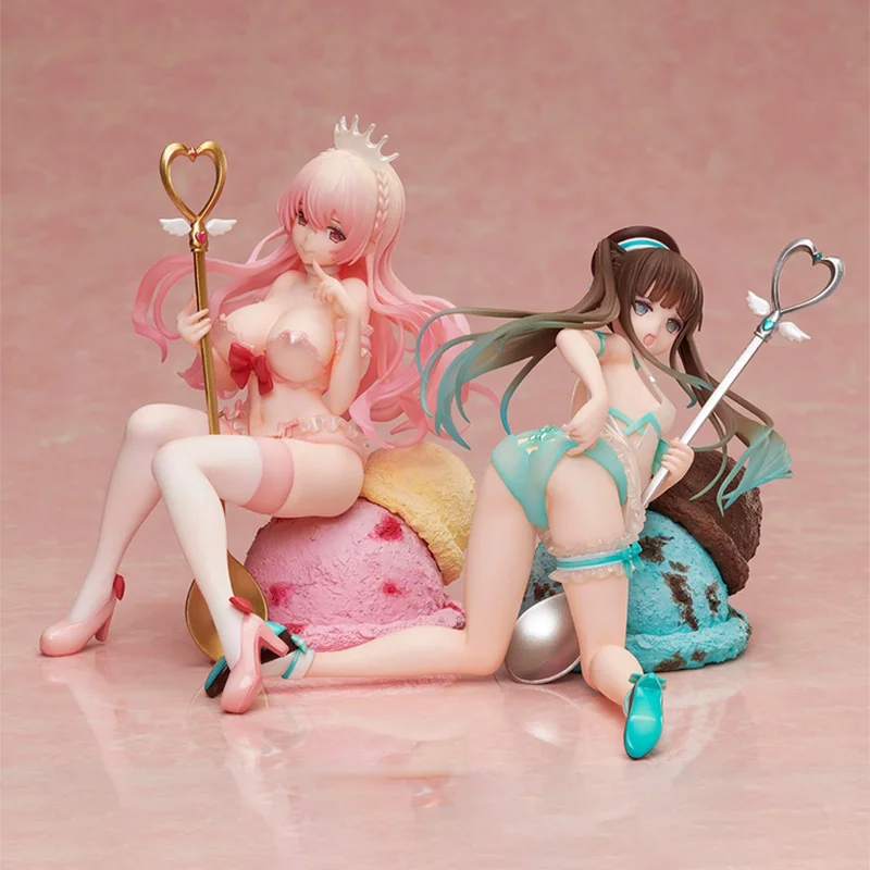 Аниме Native BINDing дегустация девушка Ichigo Milk Choco мята фигурка Сексуальная Девушка ПВХ