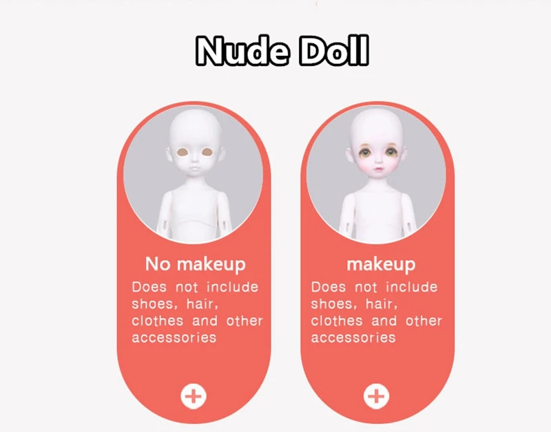 Кукла Big Eyes Bjd для девочек без обуви волос одежда ню 1/6 кукла полимерные куклы с