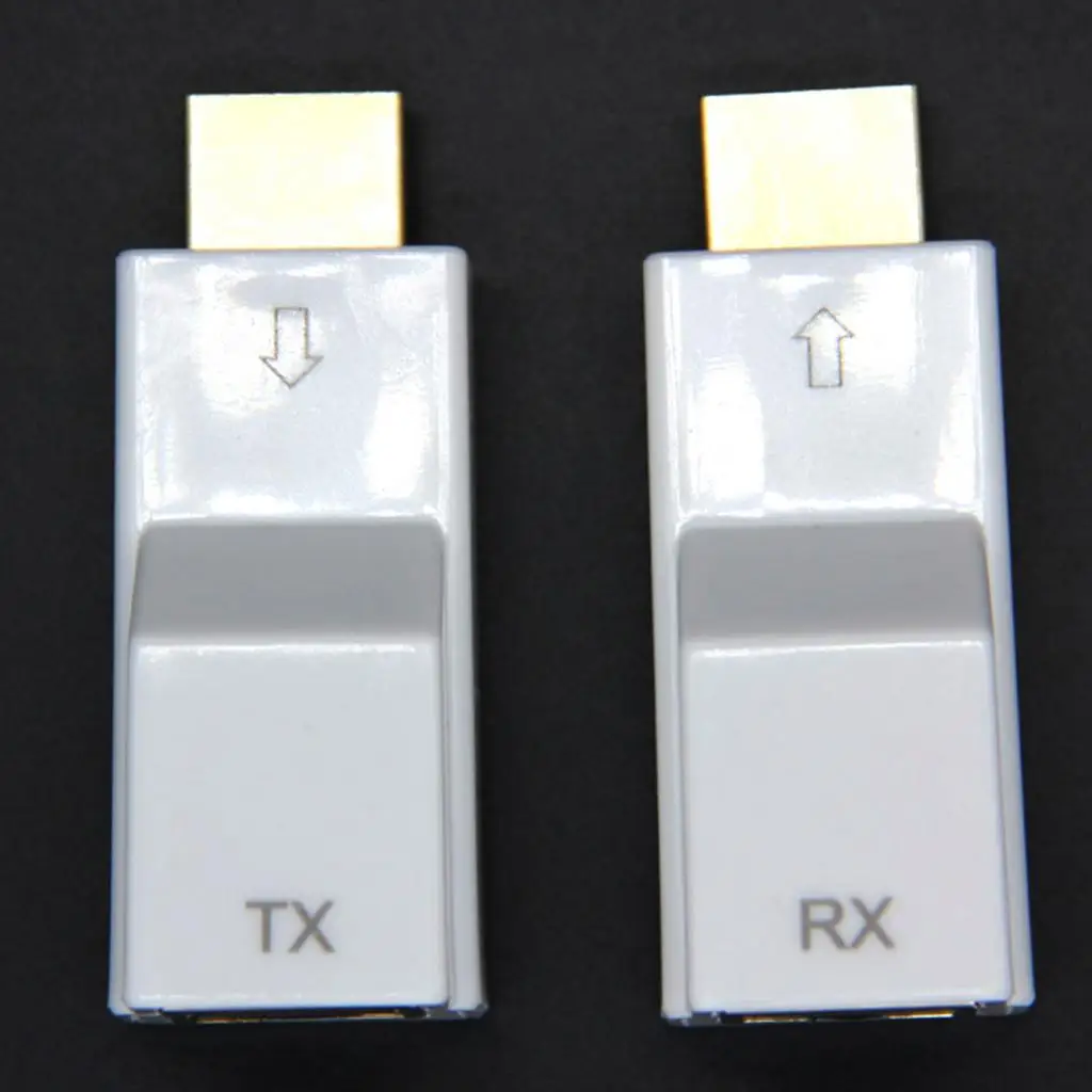 2 шт. HDMI удлинитель для двойной RJ45 по Cat 5e/6 сетевой Ethernet 4K адаптер HD 1080P