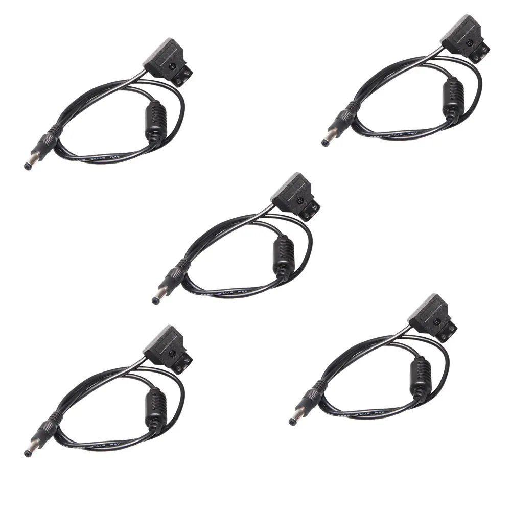 Спиральный d-кран 2Pin штекер к DC 5,5*2,5 мм переходной кабель для V-Mount аккумуляторная система Anton DSLR Rig блок питания