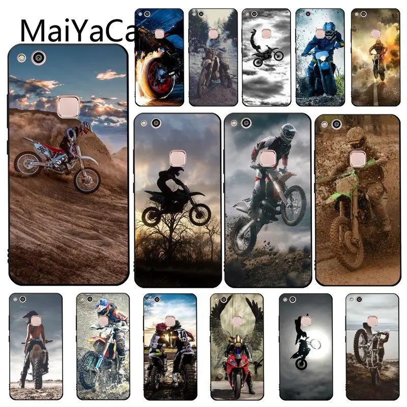Чехол для телефона Maiyaca Moto Cross мотоциклетный Huawei Y9 Y7 Y6 II Y5 Prime 2018 2019 | Мобильные