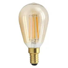 ST45 Edison Bulb LED Lamp Filament Crystal Lamp Light Source Vintage Retro Decorative Lights 220V 4W E14 Edison Screw