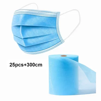 

Face Cover Mascarillas Topmask Personal Mascarillas 3ply Ear Loop 25pc+ 118” Non-woven Face Cover Windproof Mouth-muffle