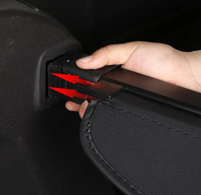 Car Interior Rear Trunk Security Shield Retractable Waterproof