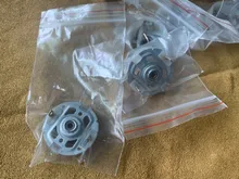 Motor eléctrico de brochas Rs550, con Motor de cepillo de cobre y carbón para taladro de carga, destornillador, soporte de cepillo, 2-6 uds.