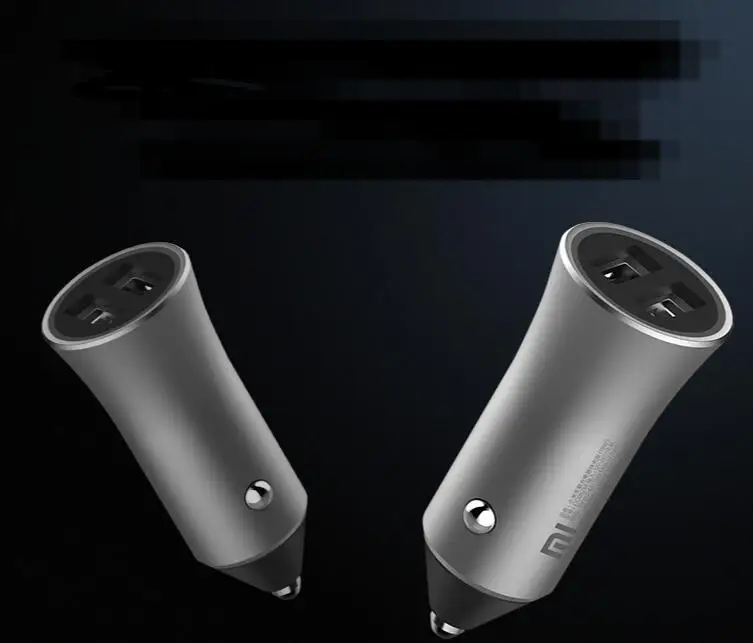 Автомобильное зарядное устройство для Xiaomi версия быстрой зарядки(18 Вт) Поддержка 18 Вт Быстрая зарядка двойной usb порт зарядного устройства