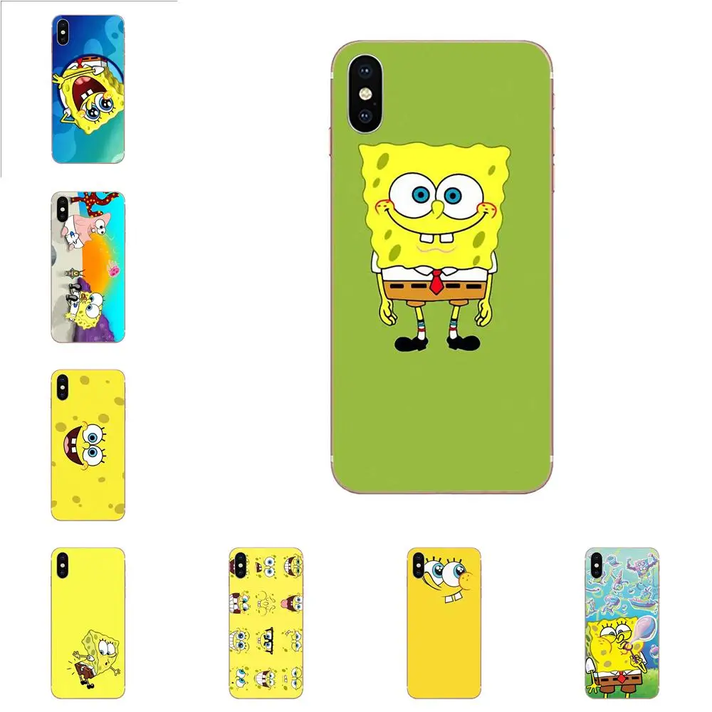 Популярные милые Spongebobs Квадратные Штаны для Galaxy Alpha Note 10 Pro A10 A20 A20E A30 A40 A50 A60 A70 A80 A90