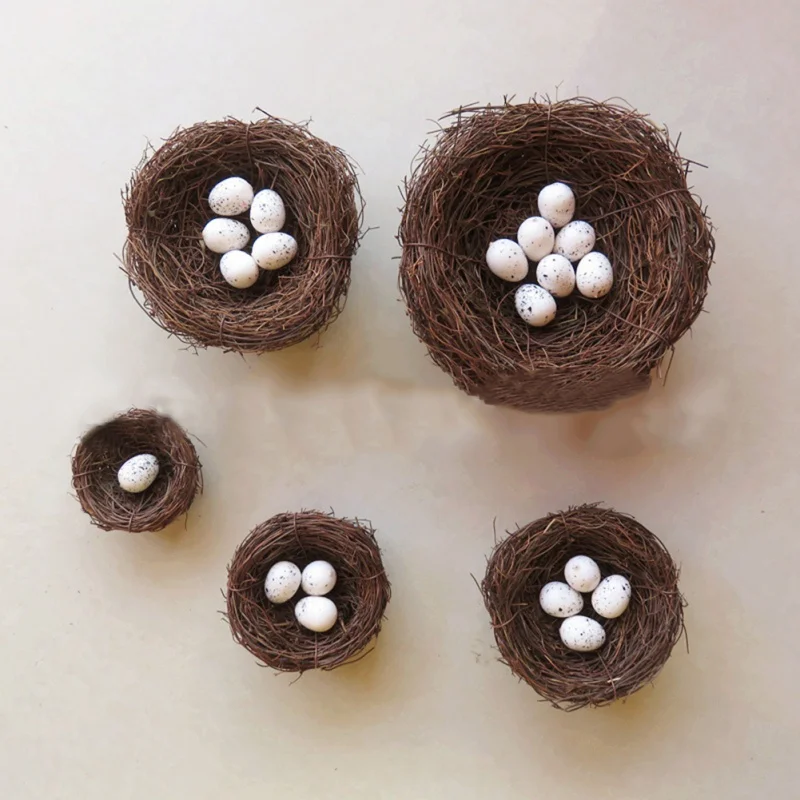 

20PCS/lot Simulation Foam Bird Eggs Craft Simulation Eggs Artificial Easter Decorations Model Photography Prop DIY Supplies