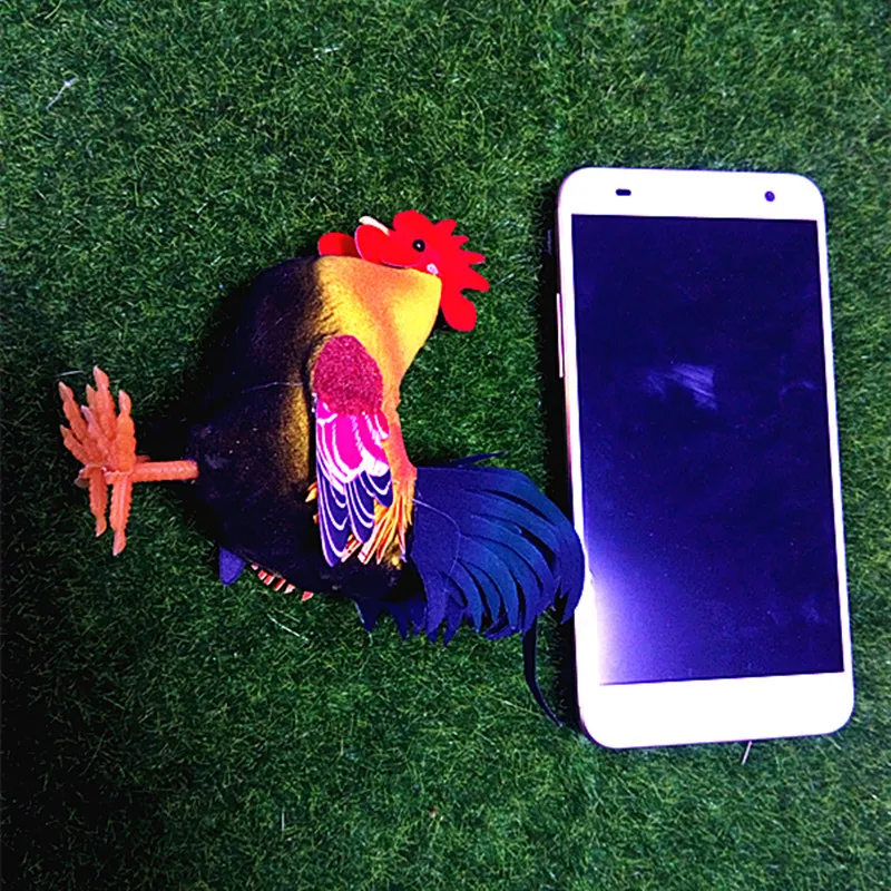 

Toy Chicken Cockerel Model Props Simulated Animal Small Model Body about Fist Size