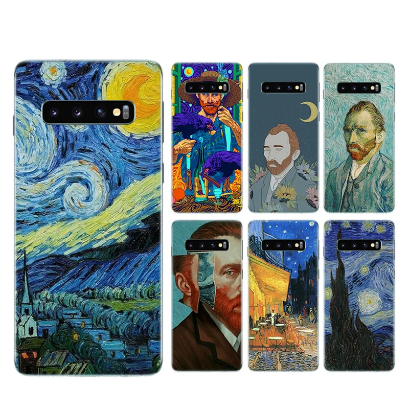 Роскошный силиконовый чехол Vincent Van Gogh для Samsung Galaxy S20 + S10 S9 S8 Plus S10E S6 S7 Edge Note 8 9 10 Pro |
