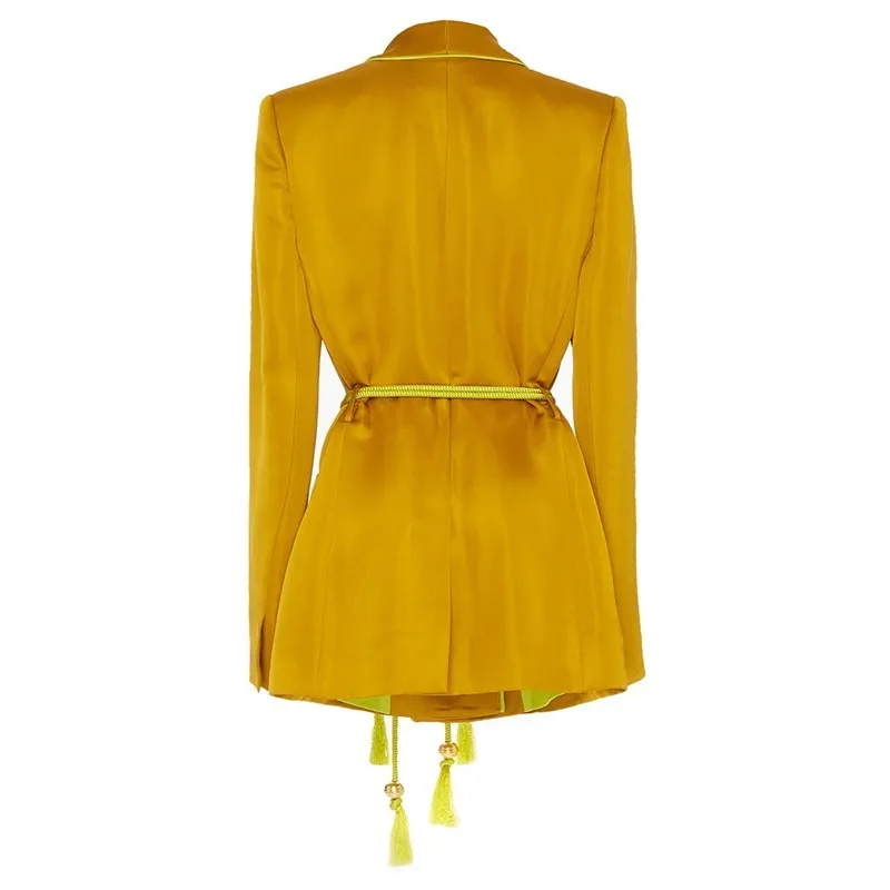 Женский блейзер TWOTWINSTYLE с длинным рукавом и высокой талией|Спортивные костюмы| |