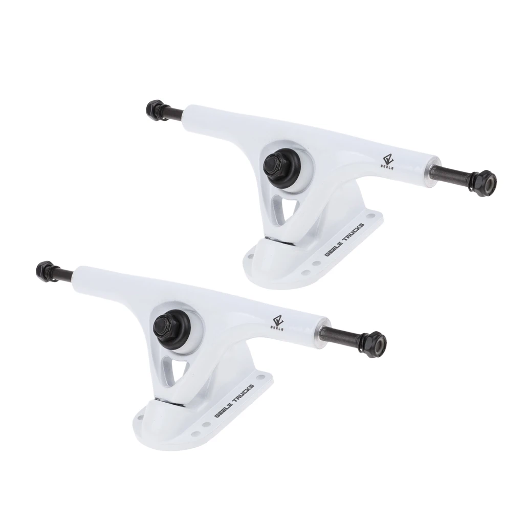 2pcs 7.25''/184mm Universal Replacement Durable Aluminum Alloy Longboard Trucks Set Skateboard Parts