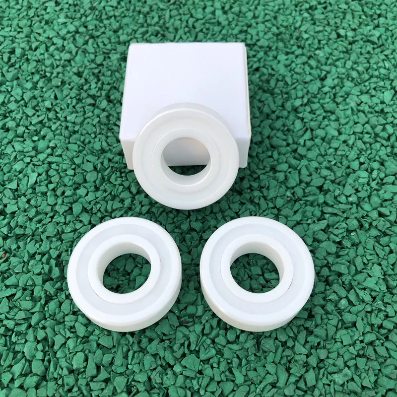 4 предмета в комплекте с двойным уплотнением ZrO2 полный Керамика подшипник 6200 6201