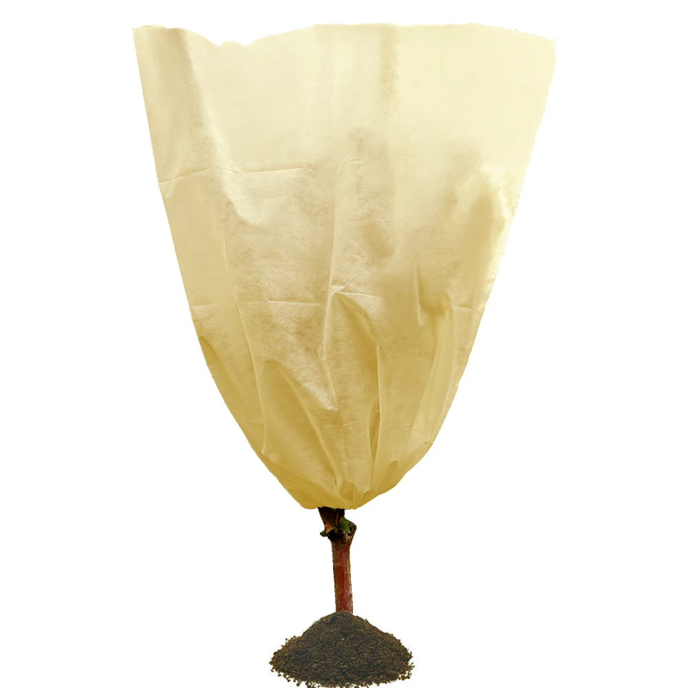 

Horticultural Antifreeze Bag Tree Cover Plant Winter Warm Cover Tree Shrub Frost Protection Bag for Yard Garden 80*60cm